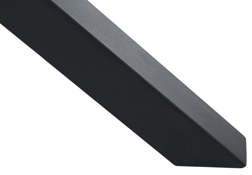 Mesa de jardim redonda em alumínio cinzento e preto ⌀ 120 cm MALETTO Beliani