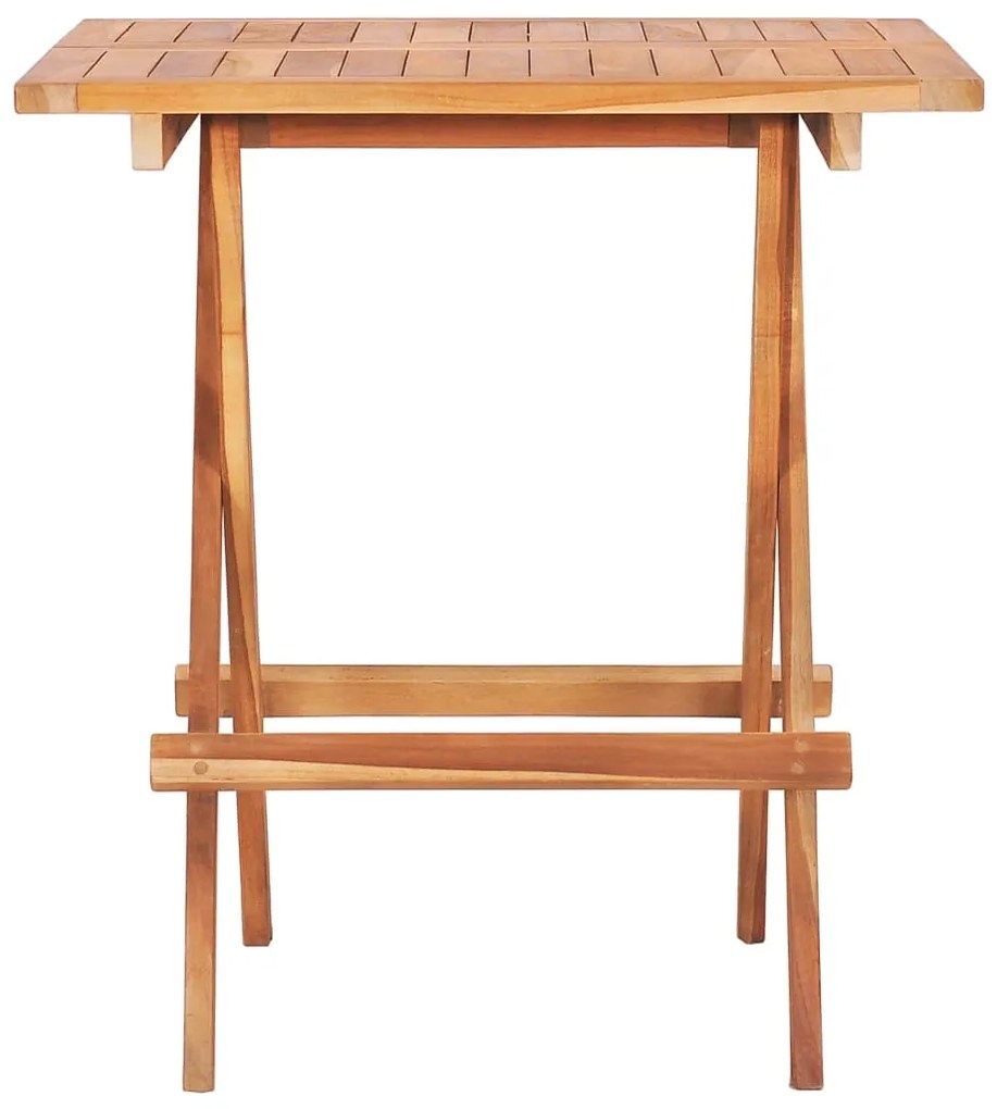 Conjunto bistrô c/ almofadões xadrez cinzento 3 pcs teca maciça