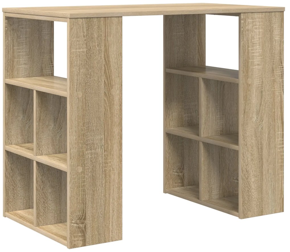 Mesa de Canto Carvalho Sonoma MDF Médio