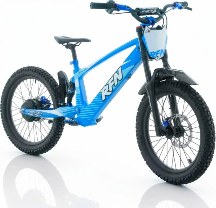 Bicicleta elétrica infantil sem pedais 750W 20" 36V 7.5Ah RXF EVO-RACING Azul