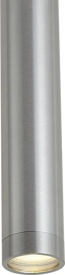 Candeeiro suspenso de design cor de chumbo GU10 50mm IP44 - Tuba