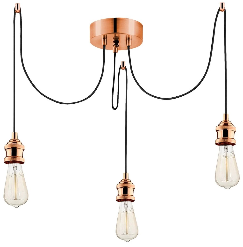 Candeeiro de Teto Kabluni – Cobre – 96 x 6 cm