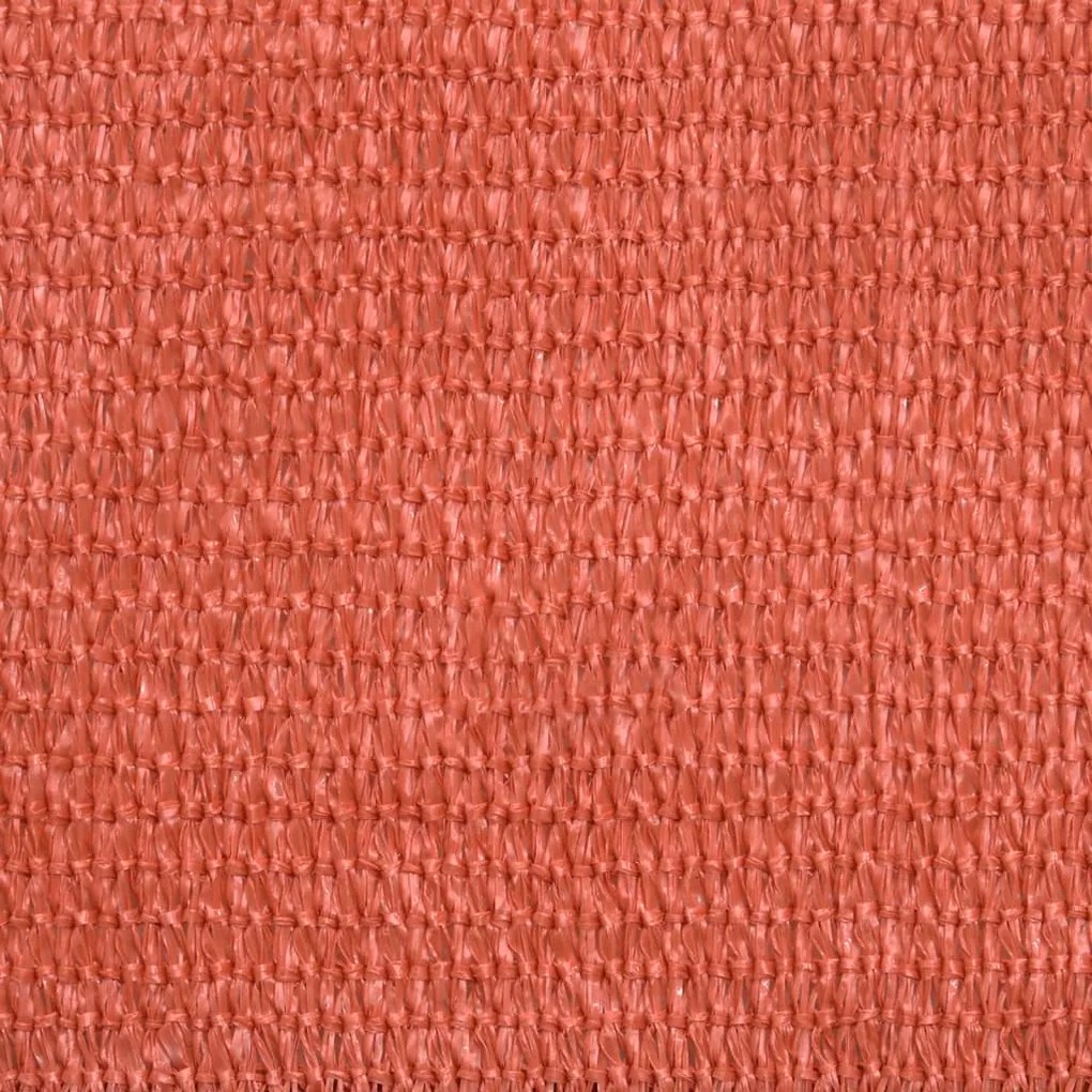 Para-sol estilo vela 160 g/m² 4x4 m PEAD terracota