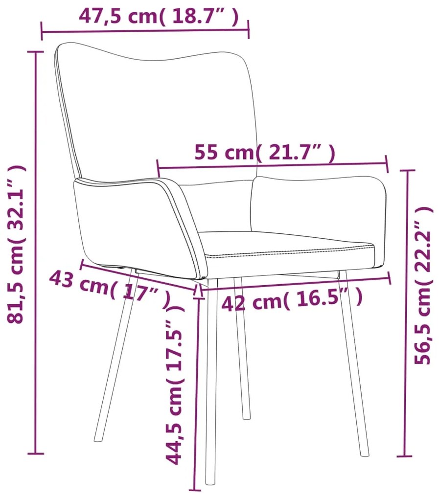 Cadeiras de jantar 2 pcs veludo preto