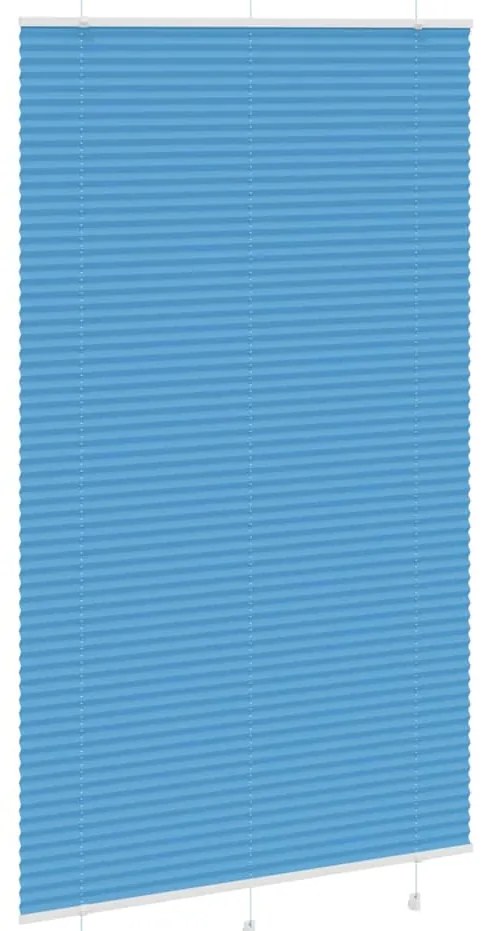 Plissado Cego Azul 115x200 cm Largura Tecido 114,4 cm Poliéster