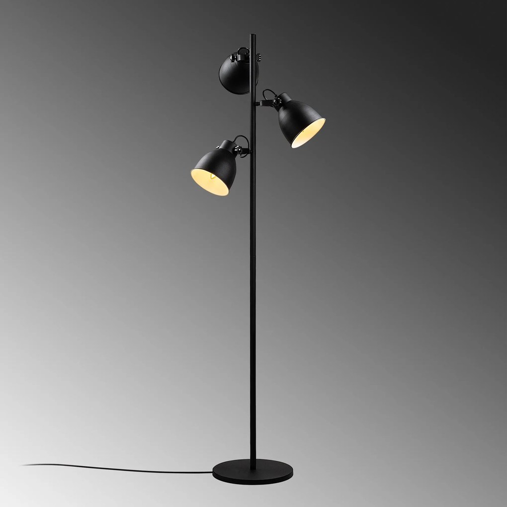 Candeeiro de Pé Spotkafasi – Preto – 37 x 37 x 162 cm