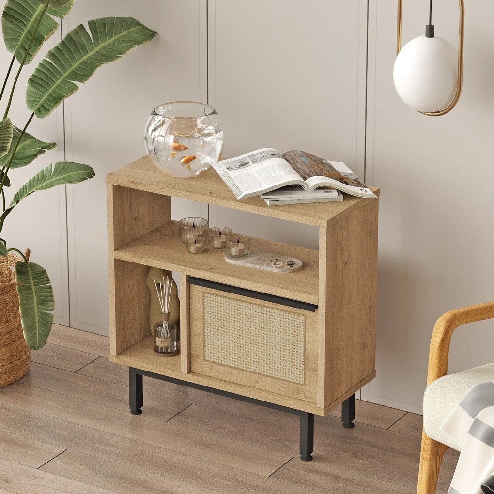 Mesa de Apoio ON6 – Nogueira – 60 cm x 60 cm x 25,5 cm