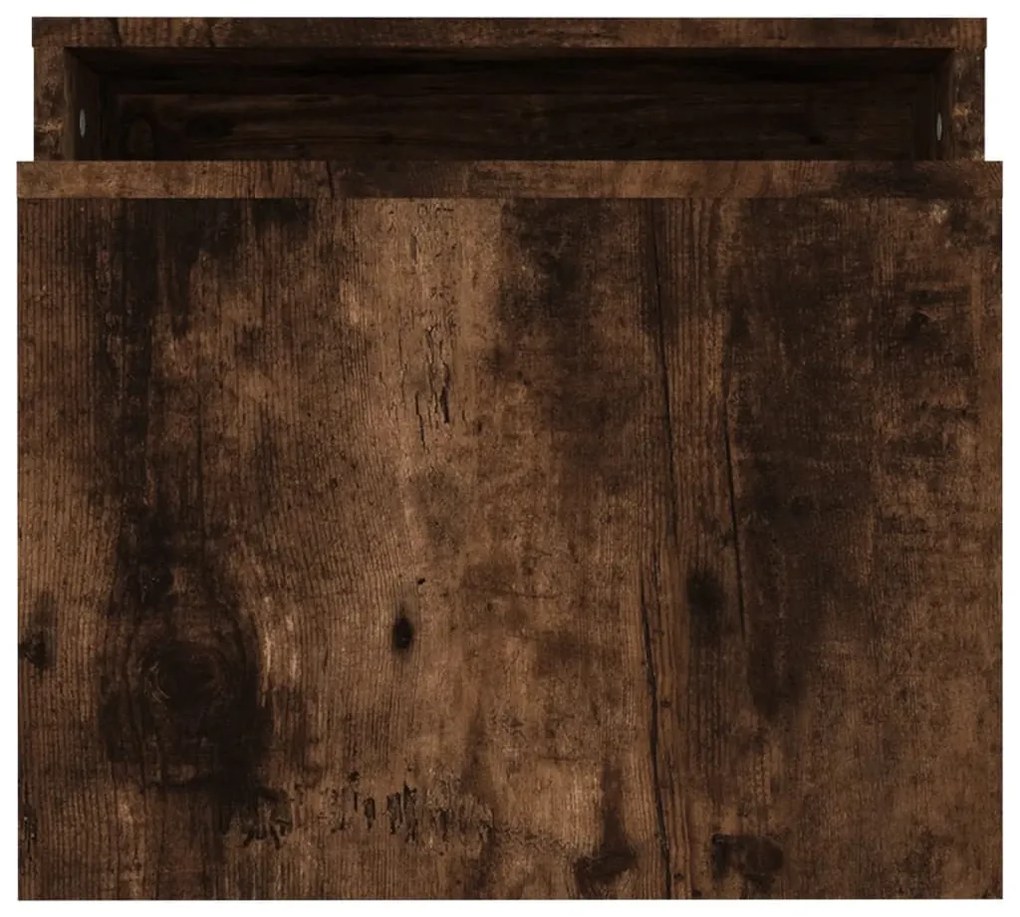 Conjunto mesas centro 100x48x40 cm derivados madeira cor fumado