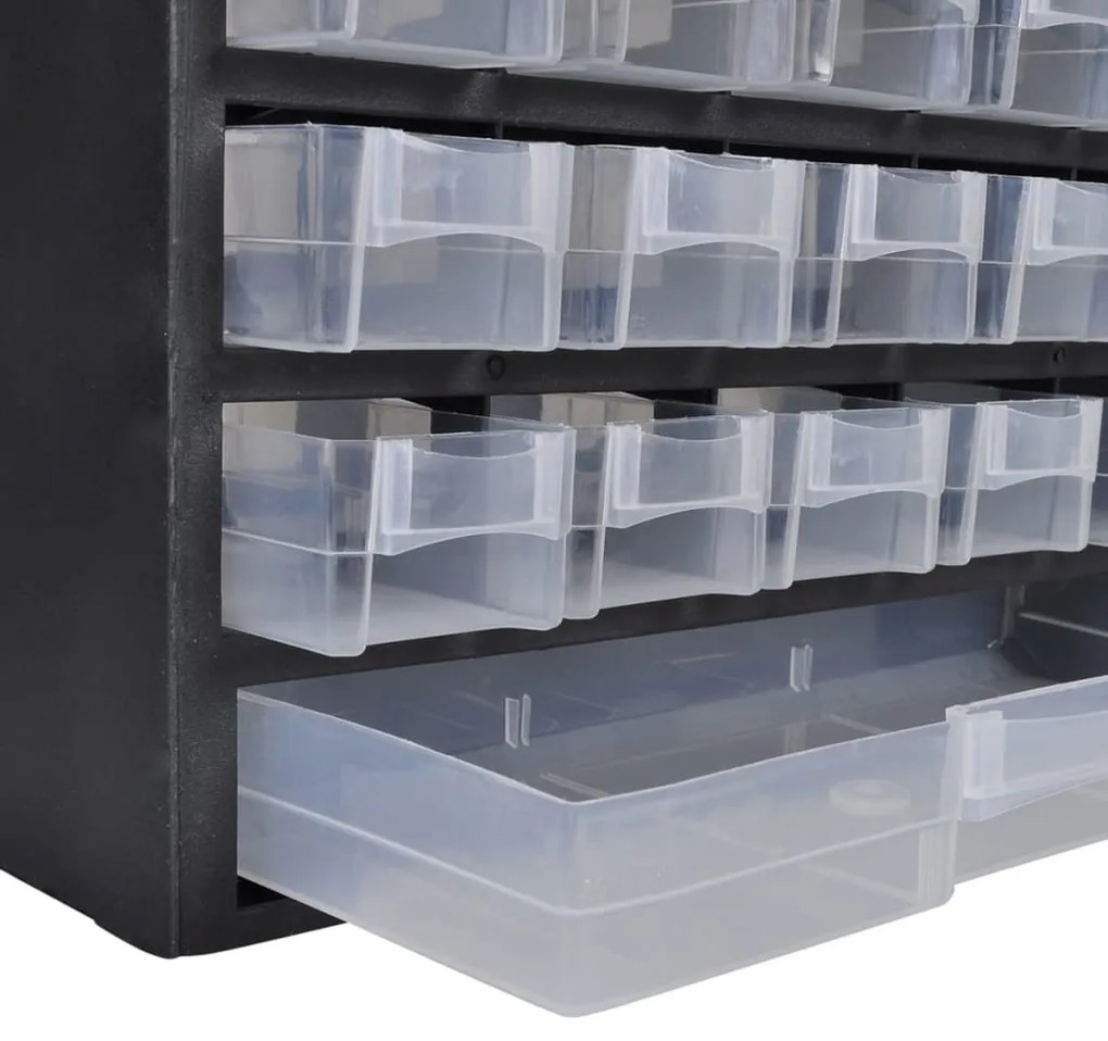 Caixa para arrumação ferramentas c/ 41 gavetas 2 pcs plástico