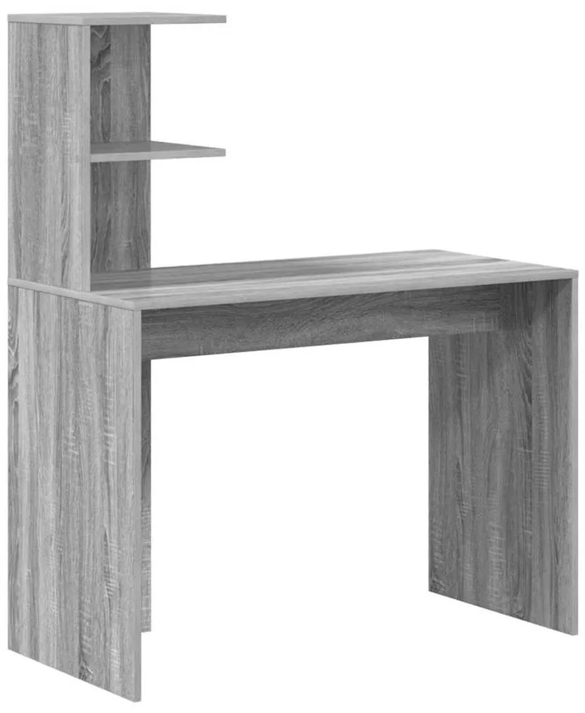 Mesa de Escrita Cinzenta Cinzento Sonoma Aglomerado de partículas