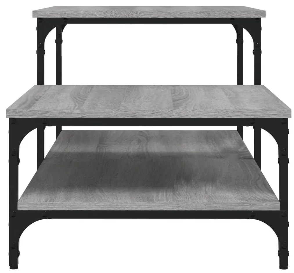 Mesa de centro 100x50,5x45 cm derivados de madeira cinza sonoma