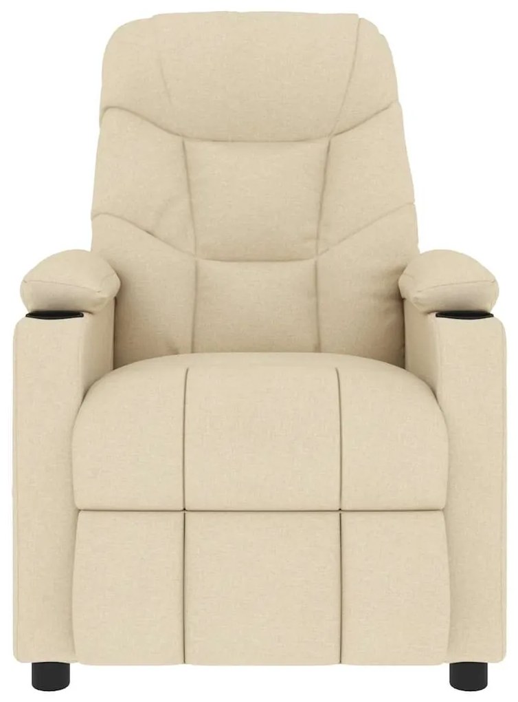 Poltrona de massagens tecido cor creme
