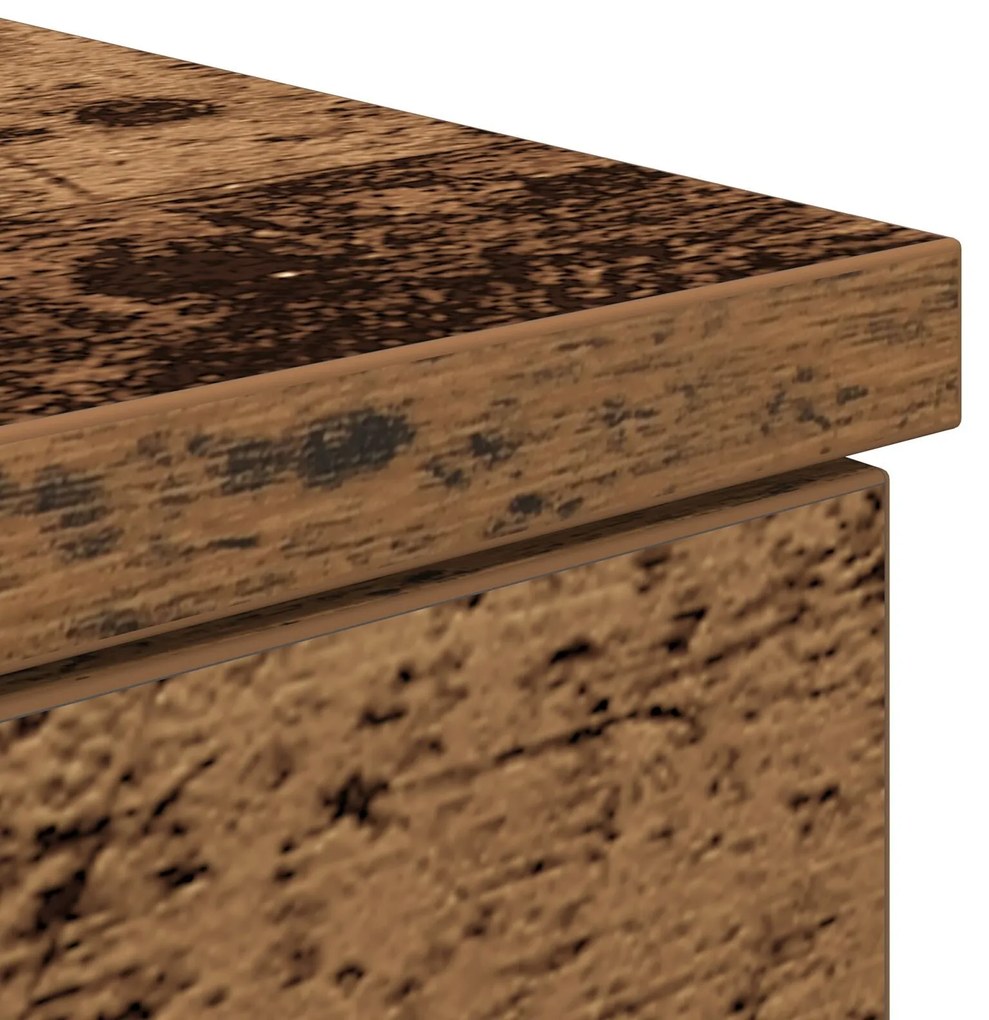 mesa vidaXL madeira antiga 140x49x76 cm madeira engenheirada