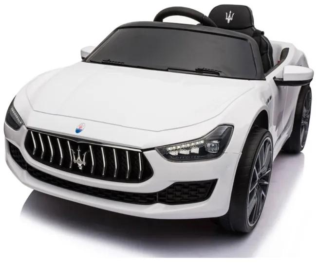 Maserati Ghibli, 12v Carro elétrico Infantil Branco