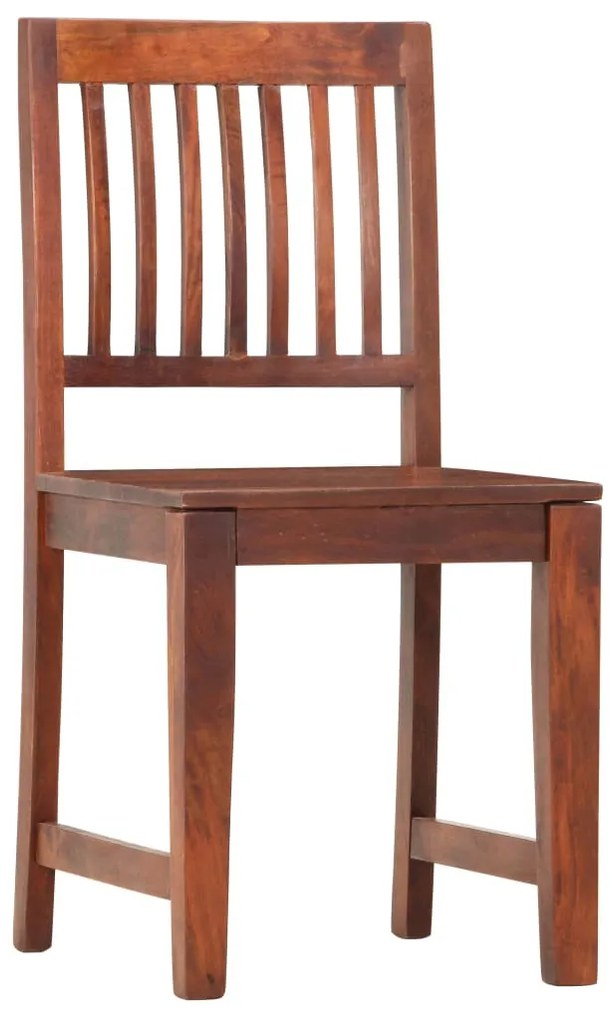 Cadeiras de jantar 2 pcs madeira de mangueira maciça