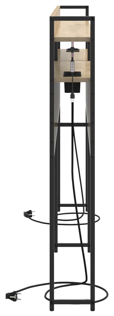 Cabeceira de armazenamento Carvalho sonoma 200 cm