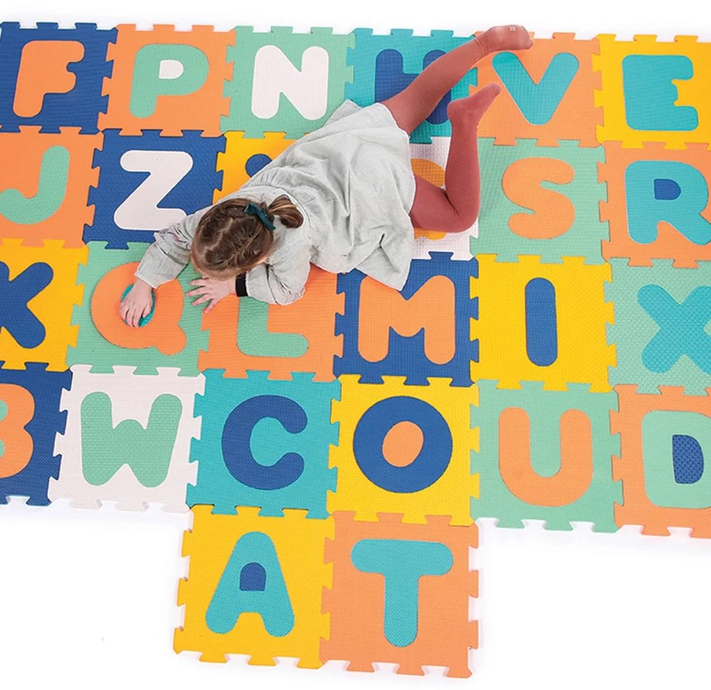 Tapete com 26 quadrados - LUDI multicolor