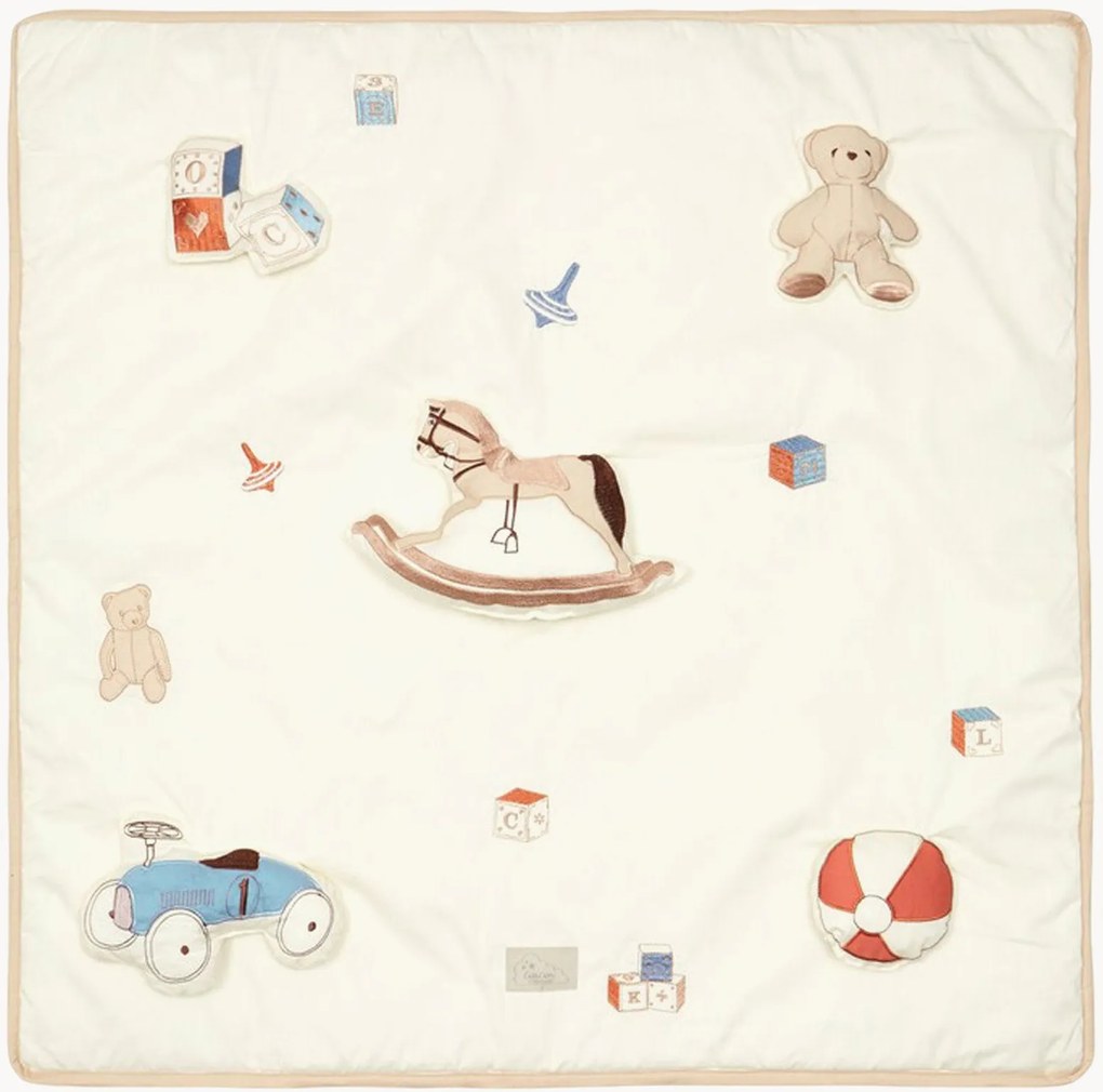 Tapete de brincar em algodão orgânico Vintage Toys