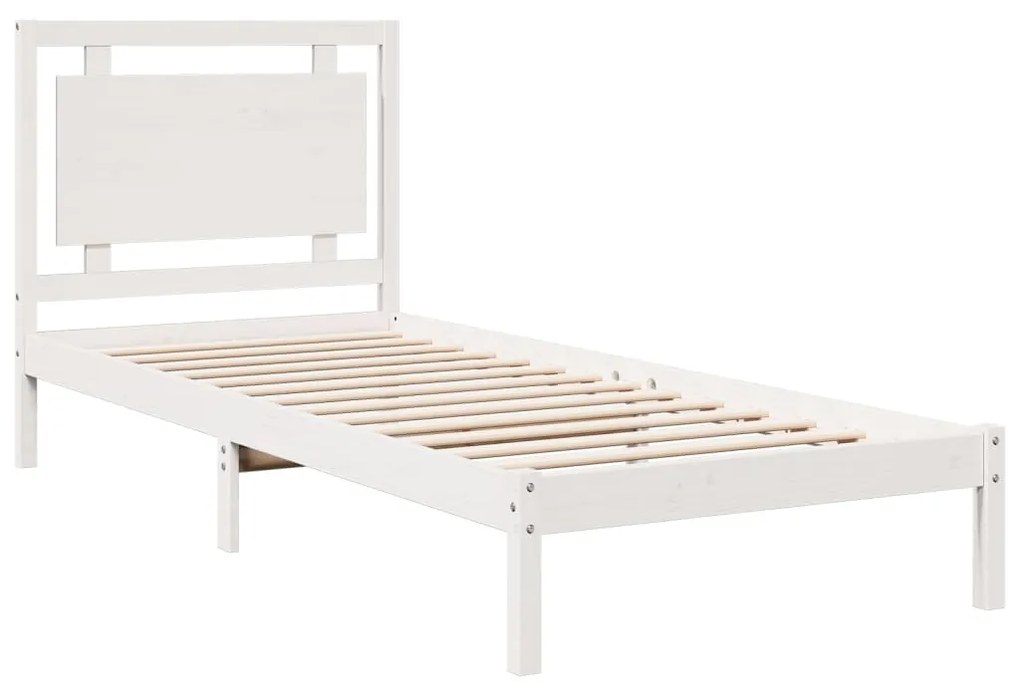 Cama extra longa sem colchão 100x220 cm madeira maciça