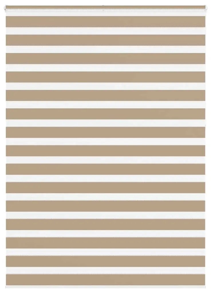 vidaXL Cortina de zebra 160x230 cm largura do tecido 155,9cm poliéster