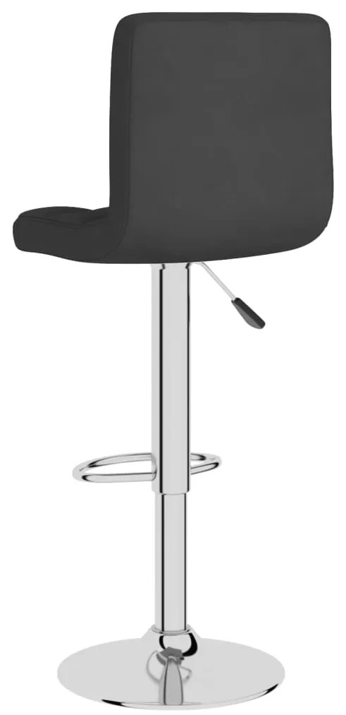 Bancos de bar 2 pcs tecido preto
