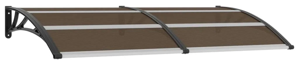 45635 vidaXL Toldo de porta 200x100 cm PC preto