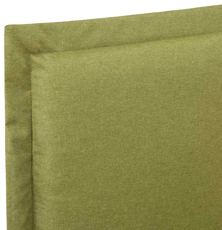Estrutura para cama sem colchão 135x190 cm tecido verde