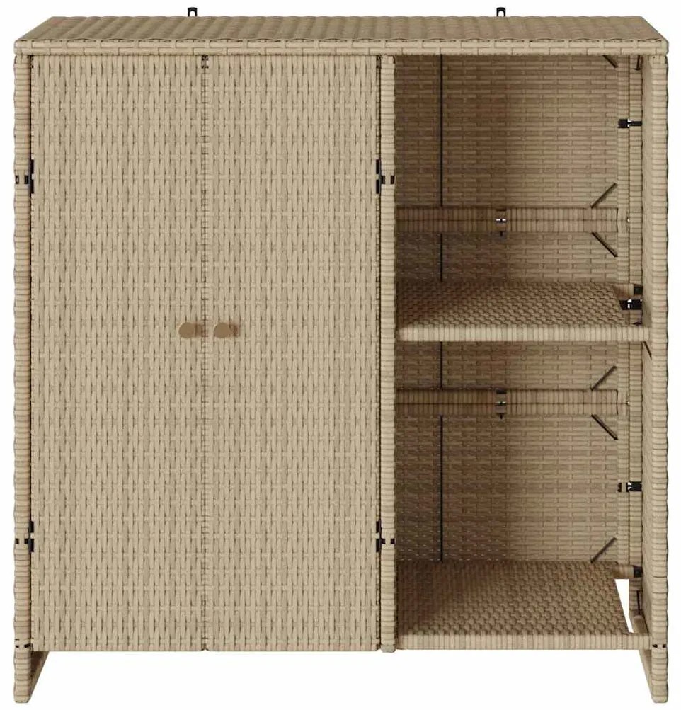 Armário de Armazenamento Bege 100 x 36 x 102 cm Rattan