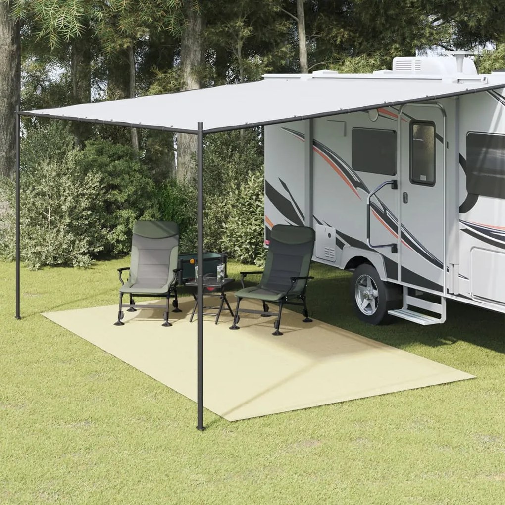 vidaXL Tenda tapete 4,5x2,5 m creme