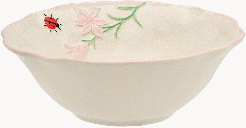 Taça de cerâmica pintada à mão Spring
