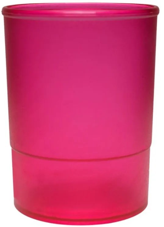 Porta-Lápis Translúcido Mab Vermelho - Mab