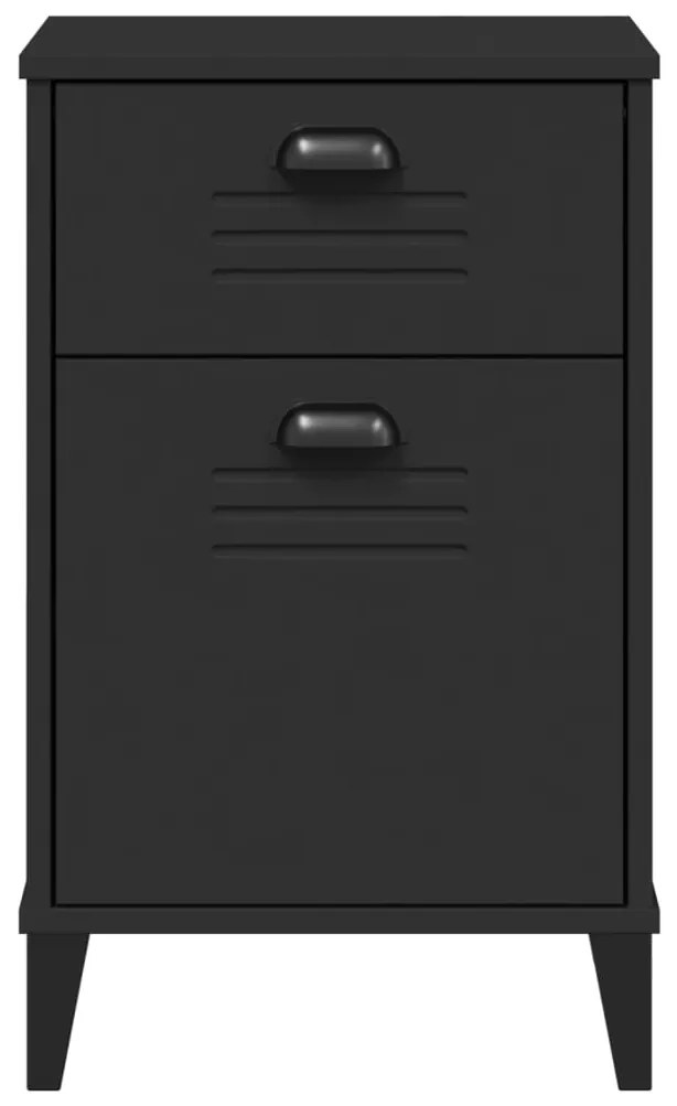 Mesa de cabeceira VIKEN derivados de madeira preto