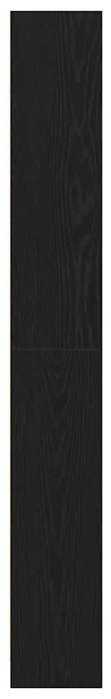Estante 80x24x176 cm derivados de madeira carvalho preto