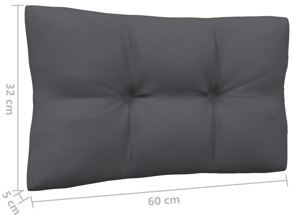 4 pcs conjunto lounge jardim c/ almofadões pinho maciço