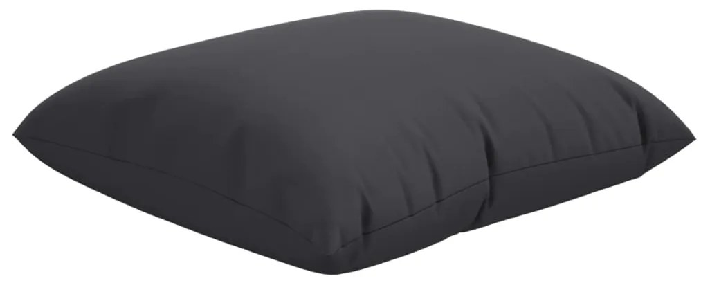 Almofadas de sofá 4 pcs 60x60 cm tecido preto