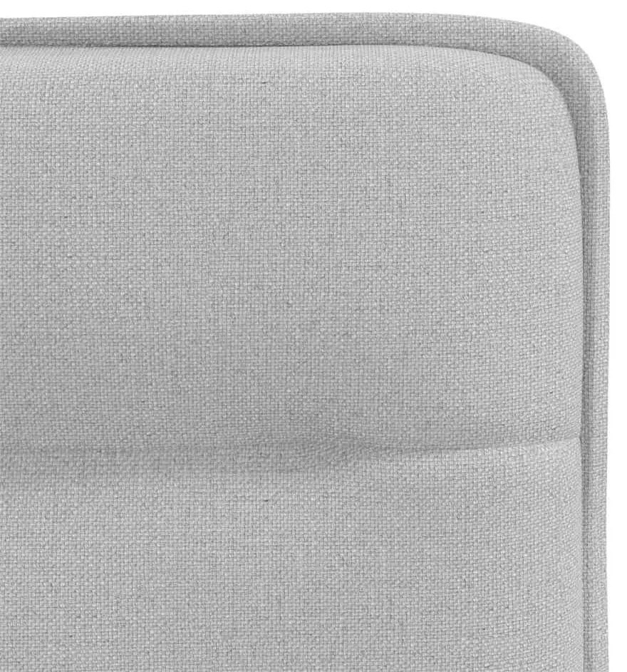 Cadeiras de jantar 2 pcs tecido cinza nuvem