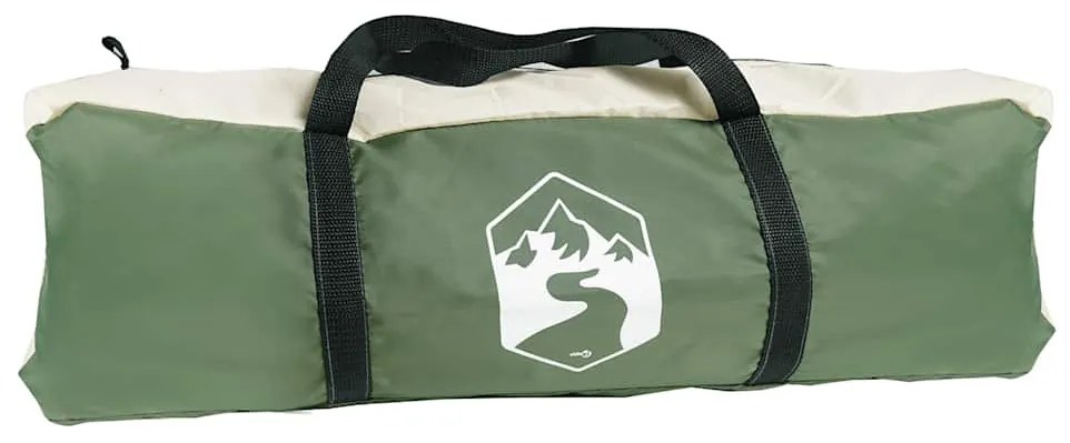 Tenda familiar em cúpula para 9 pessoas impermeável verde