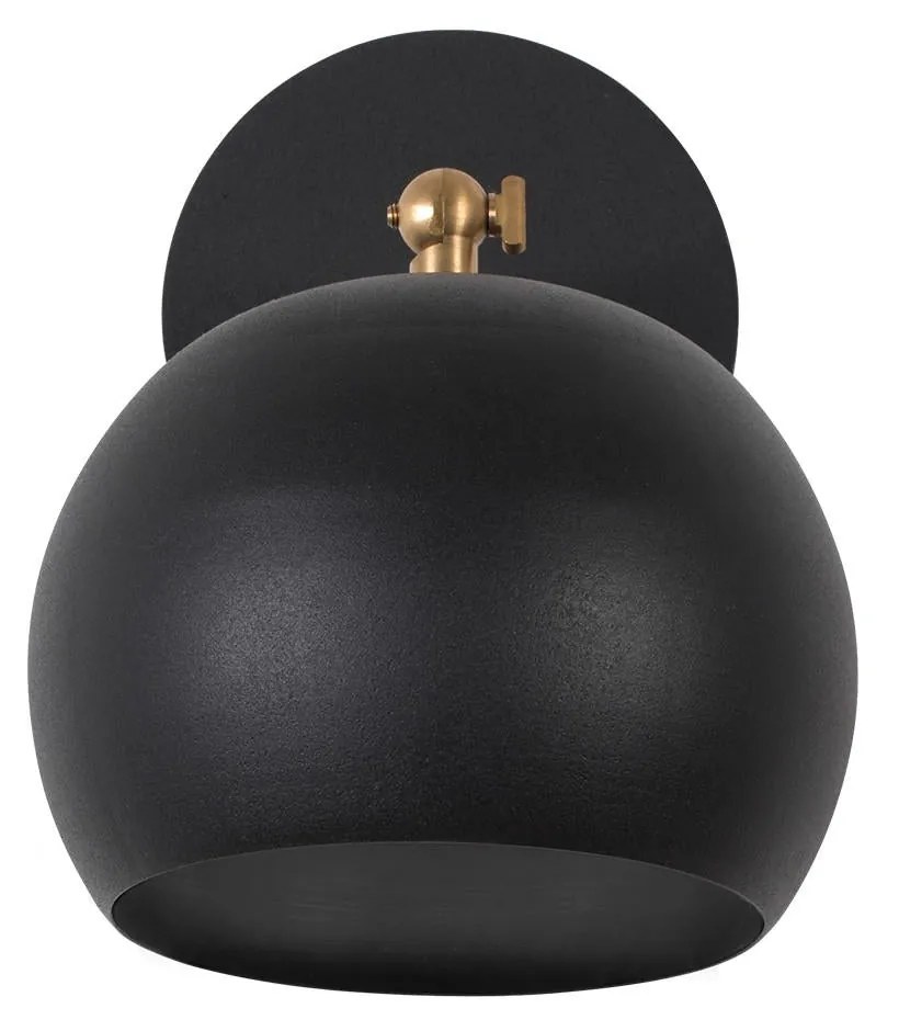Candeeiro de Parede Sivani – Preto – 15 x 28 cm