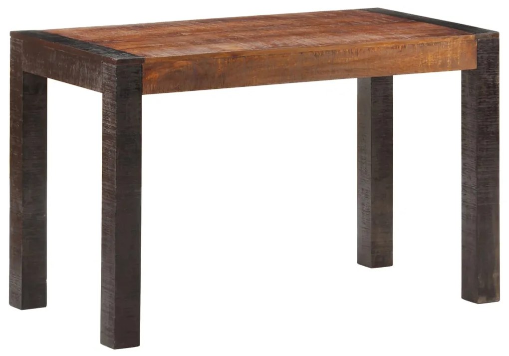 Mesa de jantar 120x60x76 cm madeira mangueira maciça áspera