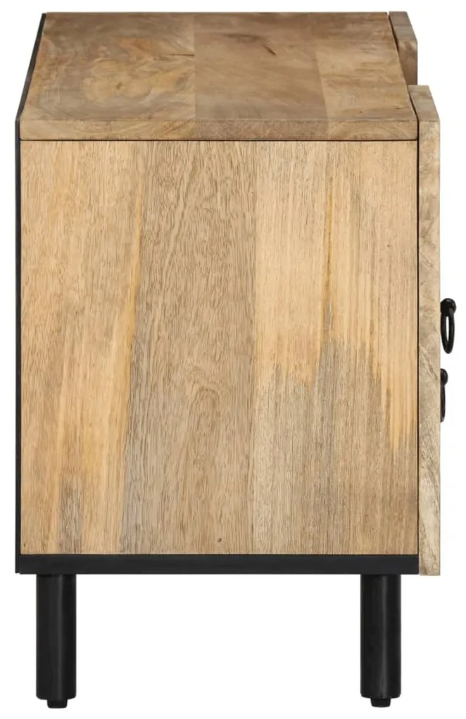 Móvel de TV 105x33x46 cm madeira de mangueira maciça