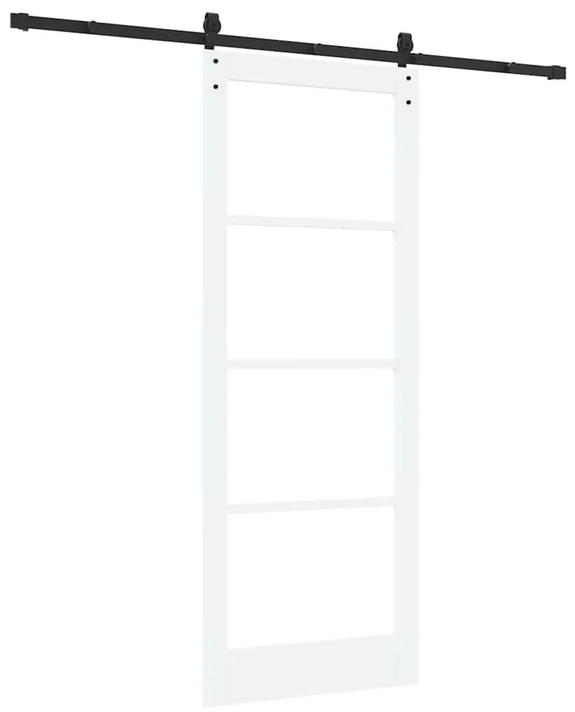 Porta Deslizante vidaXL com Conjunto de Ferragens 'ORKDAL'Branca 83x21