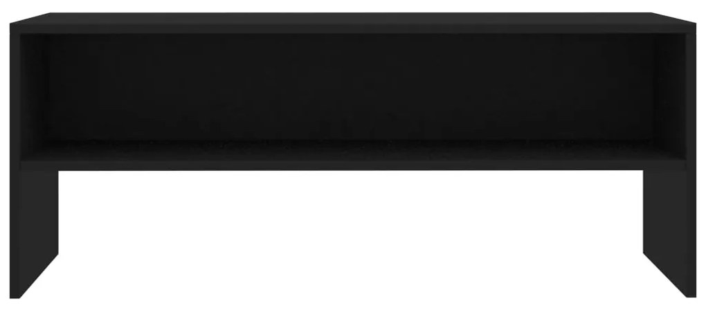 Móvel de TV 100x40x40 cm derivados de madeira preto
