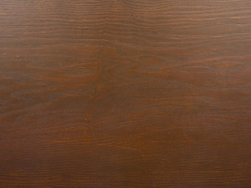 Mesa de jantar em castanho escuro 160 x 90 cm AUSTIN Beliani