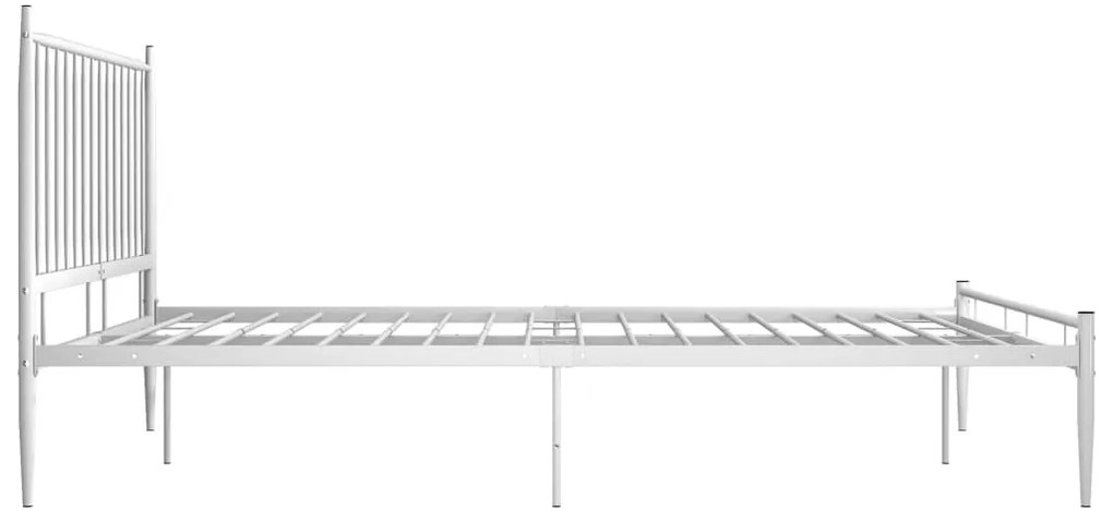 Estrutura de cama 180x200 cm metal branco