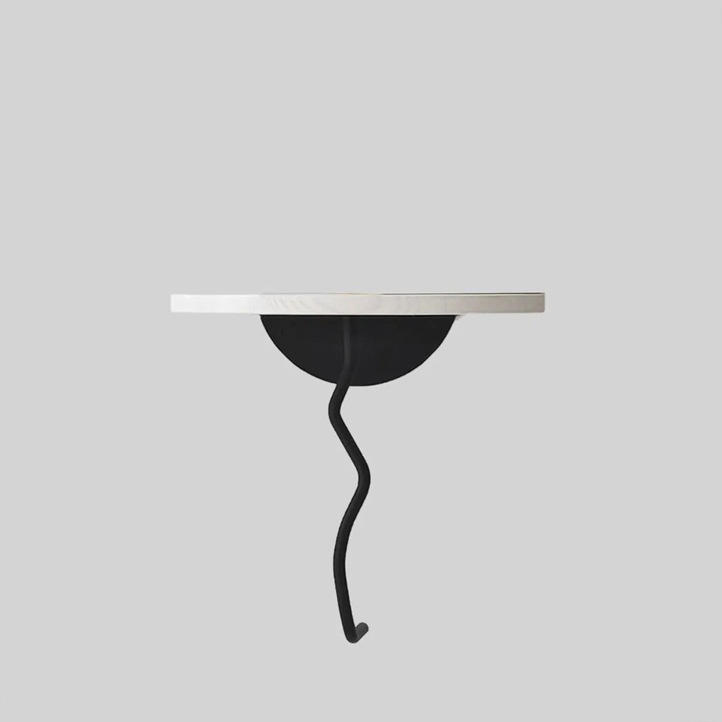 Prateleira de Parede Leo – Preto e Branco – 35 cm x 35 cm