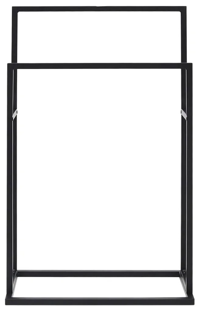 Toalheiro independente 48x24x78,5 cm ferro preto