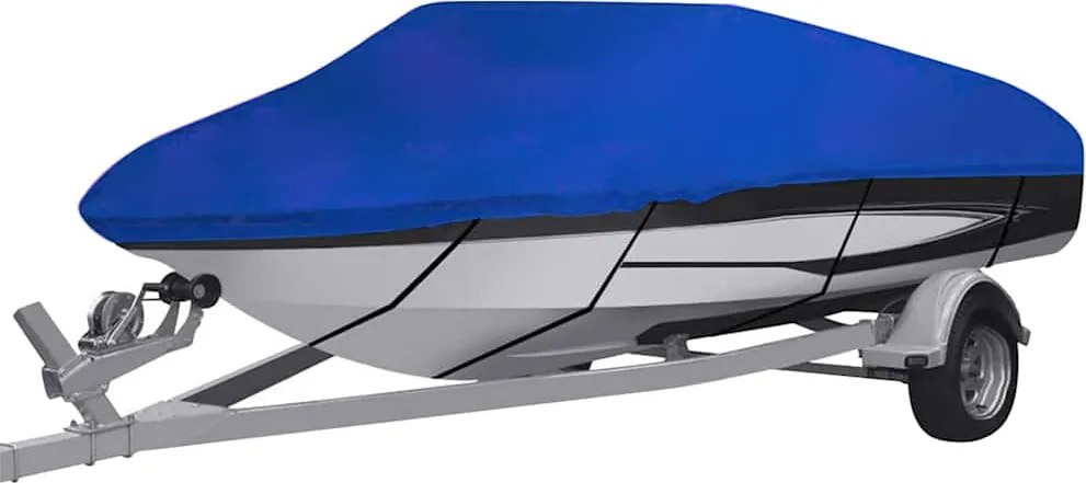vidaXL Cobertura para barcos 710x265x40 cm azul