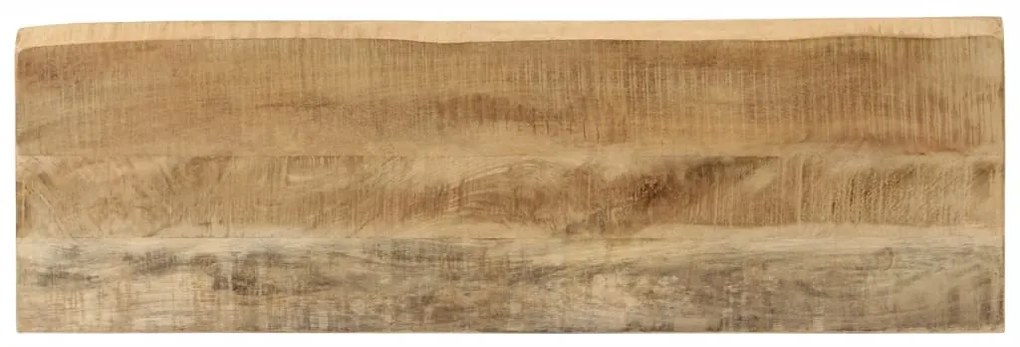 Mesa consola c/ borda viva 105x33x76cm madeira mangueira maciça
