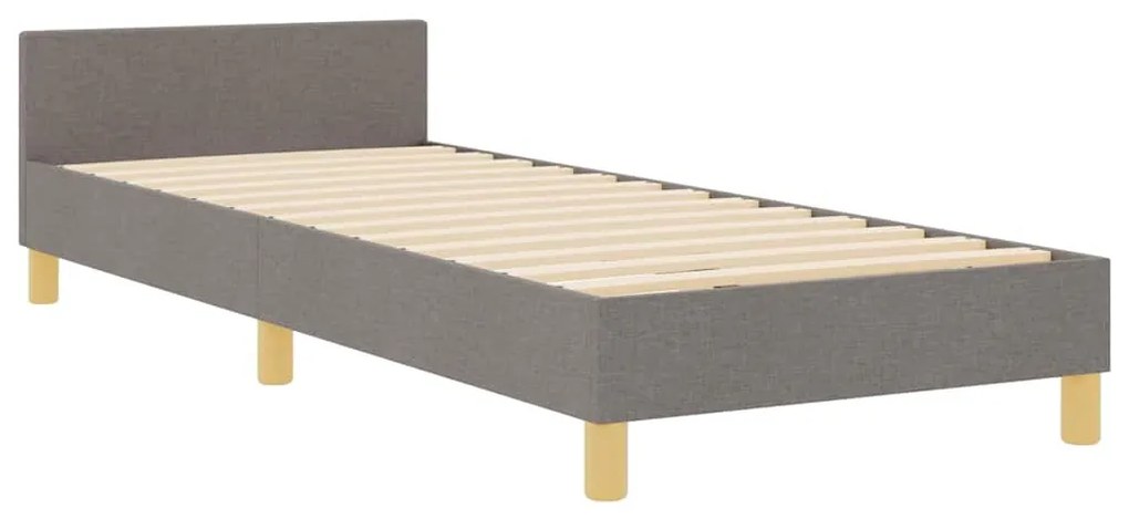 Cama vidaXL Taupe 80x200 cm em Tecido