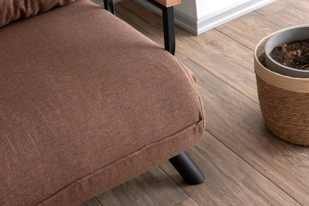 ****
Sofá-Cama de 1 Lugar Sando – Castanho Claro – 175x60 cm
**